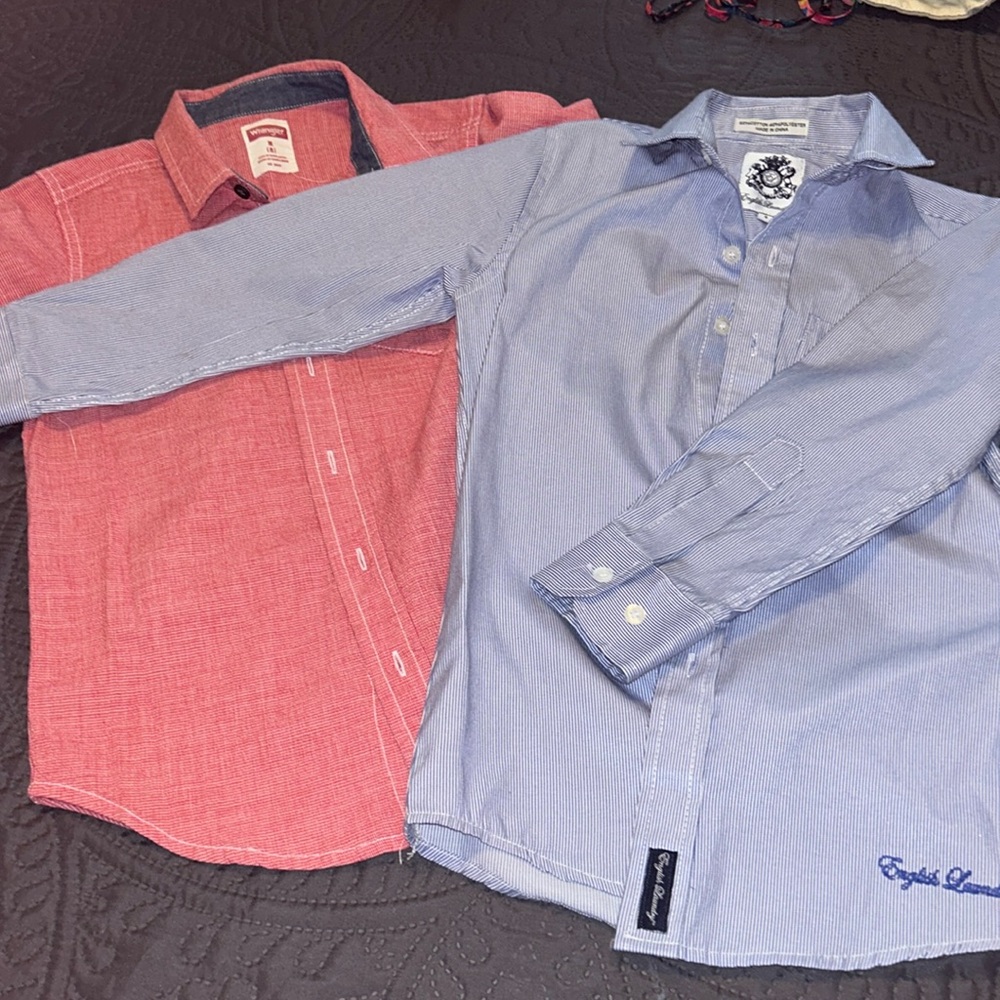 Boys button-down dress shirts